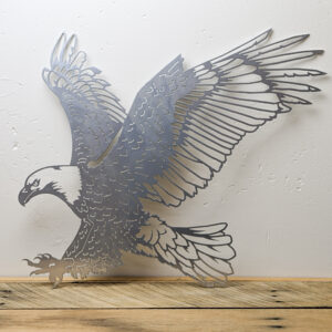 Metal Eagle - Chrome Powder Coated