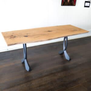Maple Table with Epoxy filled Figure